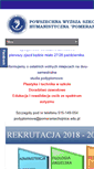 Mobile Screenshot of pomeraniachojnice.edu.pl